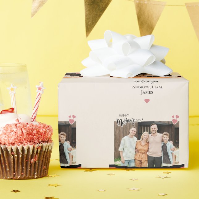 Lycklig mors dag, vi kärlek dig presentpapper (Födelsedagsfest)