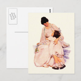Lycklig Mors dag Vintage Art Postcard Vykort