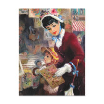 Lycklig Mors dag. Vintage Art