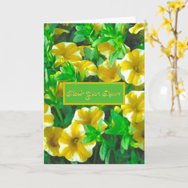 LYCKLIG MORS DAG/VUXEN DAUGHTER TILL MOR KORT (Gul blomma)