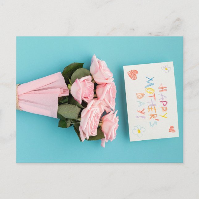 Lycklig Mors dag Vykort (Framsida)