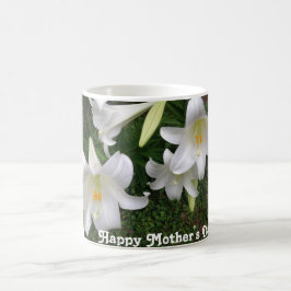 Lycklig Mors dag! White Lily - Coffee Mugg