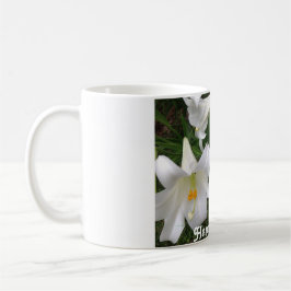 Lycklig Mors dag! White Lily - Coffee Mugg