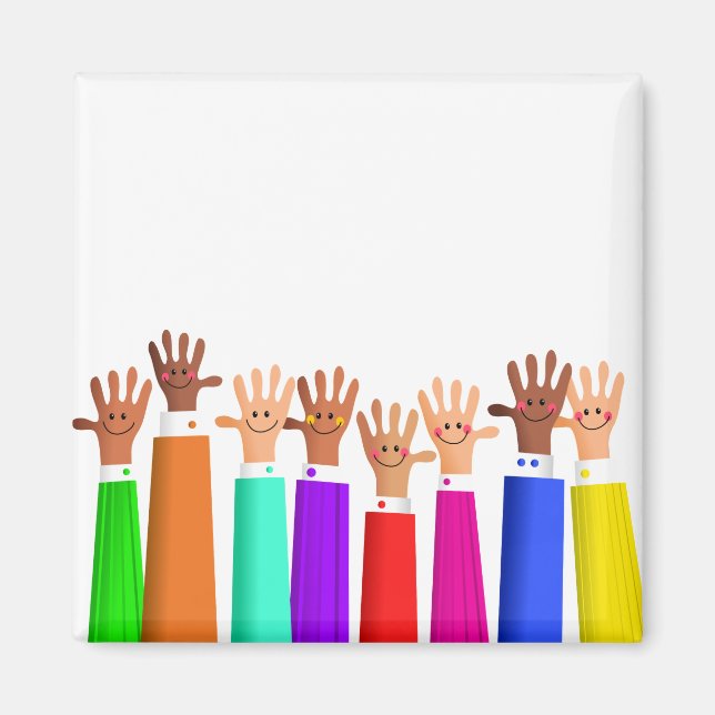 Lycklig Möte Magnet (Framsidan)