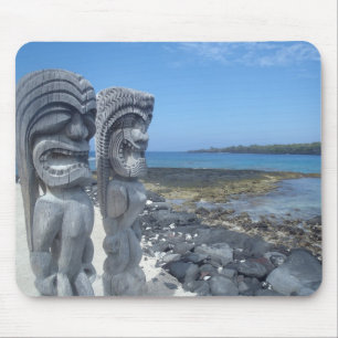 Lycklig mousepad för tikistatyhawaiibo musmatta