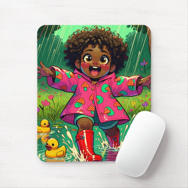 lycklig Mousepad Musmatta (Med mus)