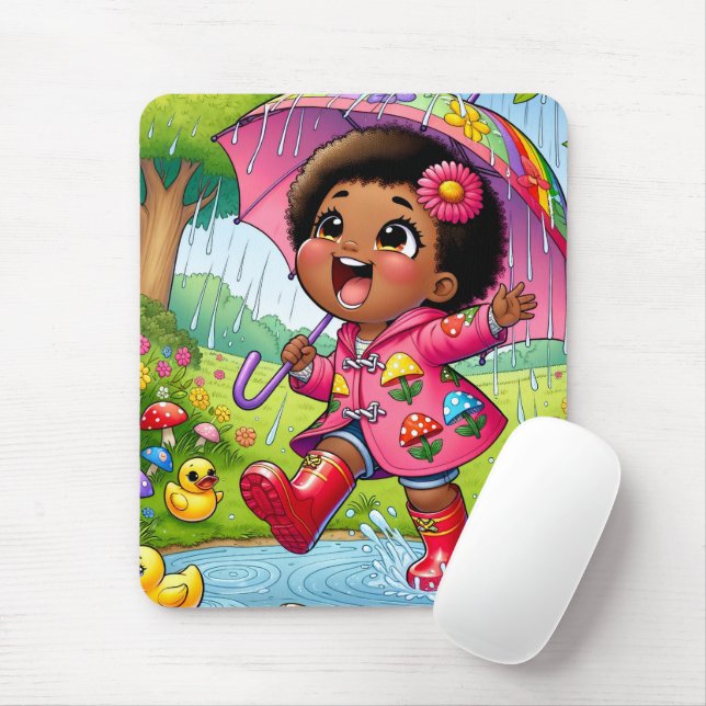 lycklig Mousepad Musmatta (Med mus)