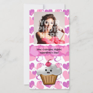 Lycklig muffinvalentin julkort