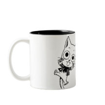 Lycklig Mugg - Fairy Svan Black & White Manga med 