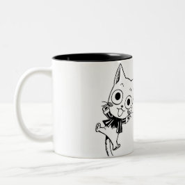 Lycklig Mugg - Fairy Svan Black & White Manga med 