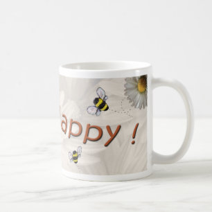 Lycklig" mugg "för bi