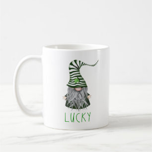 Lycklig mugg för irländsk Gnomest patrick's day