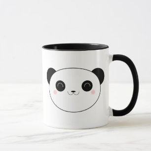 Lycklig mugg för Kawaii Pandabjörn