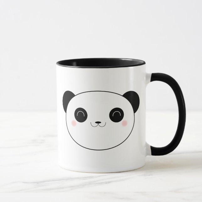 Lycklig mugg för Kawaii Pandabjörn (Höger)