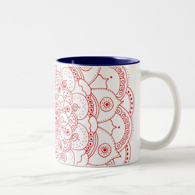 Lycklig mugg för Mandala 2 (Höger)