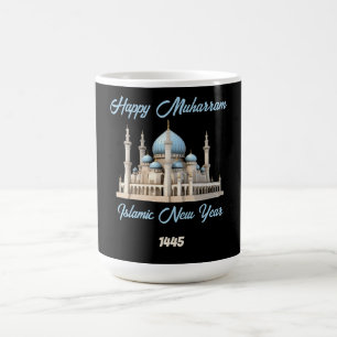 lycklig muharram islamic nytt år 1446 kaffemugg