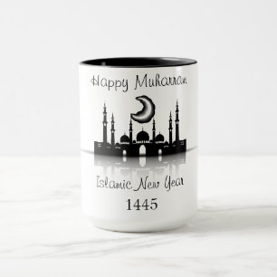 Lycklig muharram islamic nytt år mugg