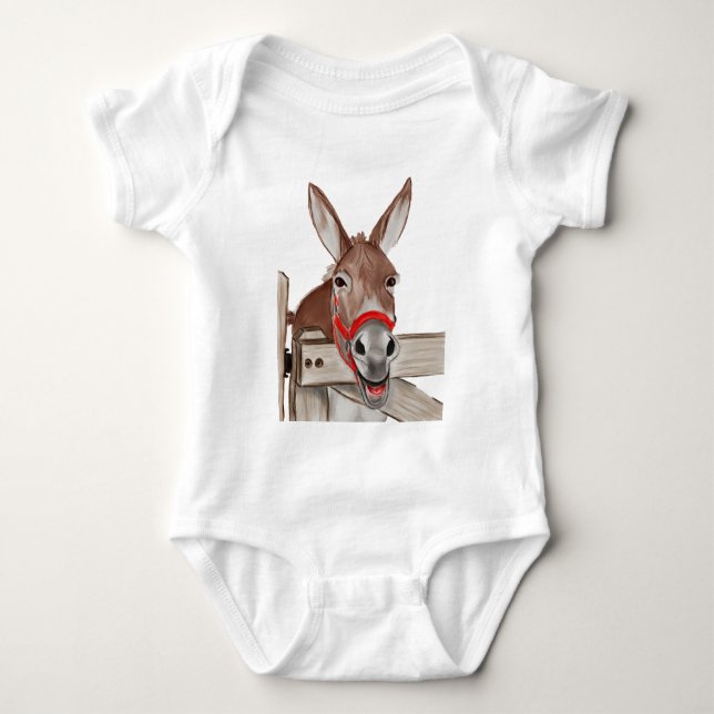 Lycklig MulePNG T-shirt (Framsida)