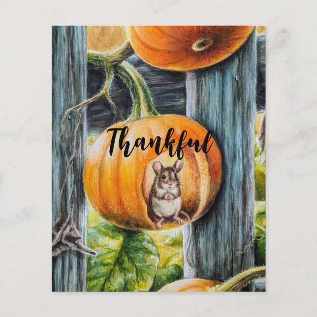 Lycklig mus flygblad (Framsidan)