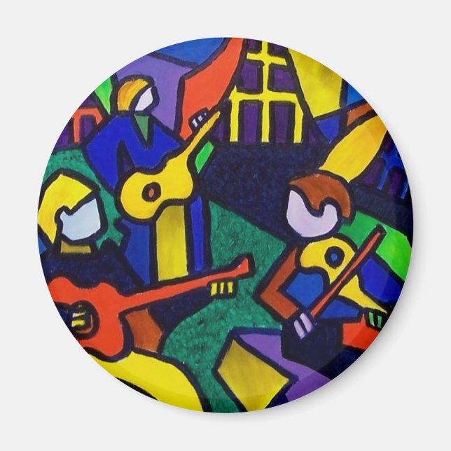 Lycklig Music Magnet (Framsidan)