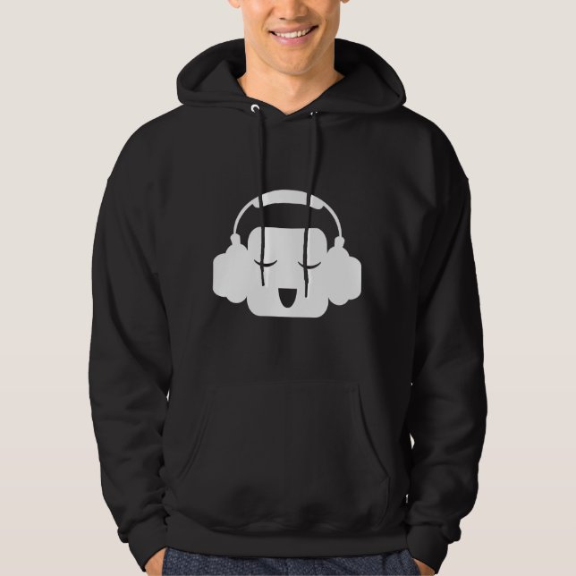 Lycklig_Musik Hoodie (Framsida)