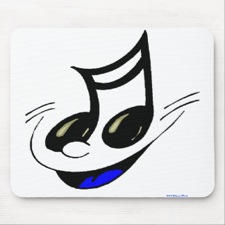 Lycklig musiknyckel Mousepad Musmatta