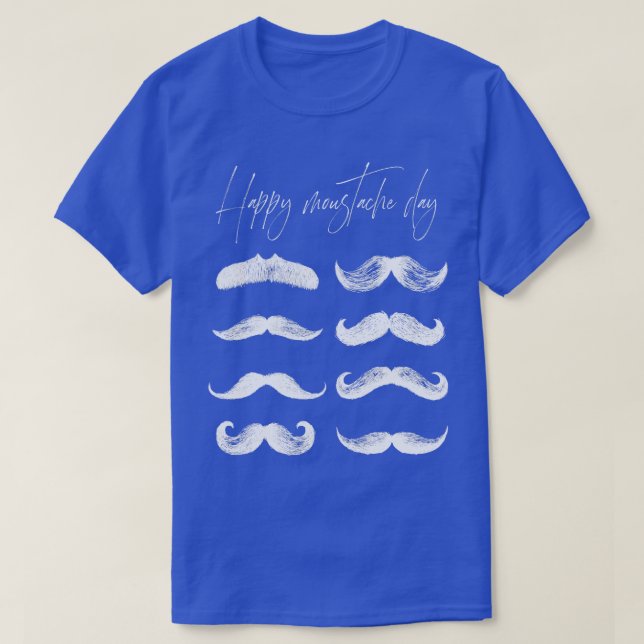 LYCKLIG MUSTACHE DAY T SHIRT (Design framsida)