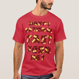 Lycklig National Fast Food Day, USA Cuisine Helgda T Shirt