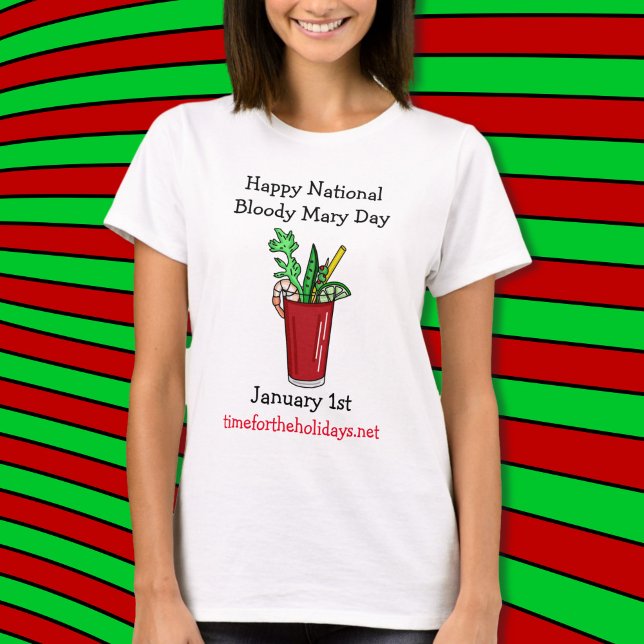 Lycklig nationalblodig Mary Dag 1 januari T Shirt (Skapare uppladdad)