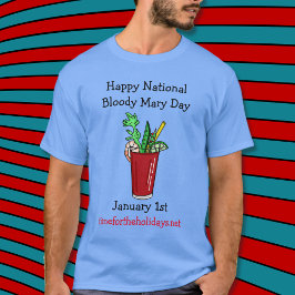 Lycklig nationalblodig Mary Dag 1 januari T Shirt