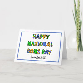 Lycklig nationaldag | 28 september kort