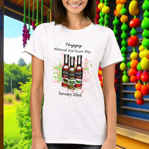 Lycklig nationaldag för Hett   22 januari T Shirt