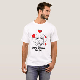 Lycklig nationaldag Hund T Shirt