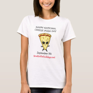 Lycklig, nationalostsdag i Pizza, 5 september T Shirt