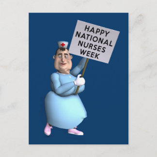 Lycklig nationalsjuksköterskornas vecka! vykort
