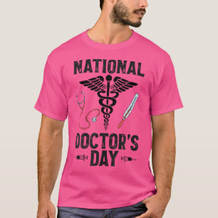 Lycklig Nationell Doktor dag Rolig tröja för Dokto