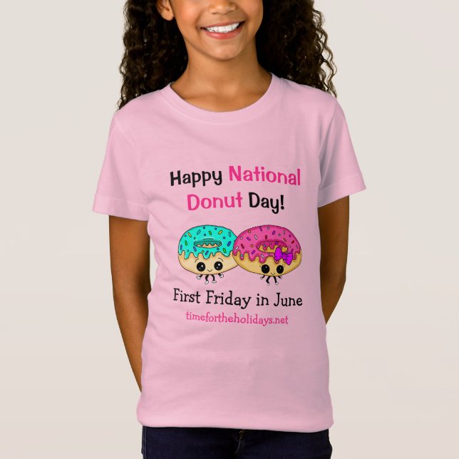 Lycklig nationella donationsdag t shirt (Framsida)