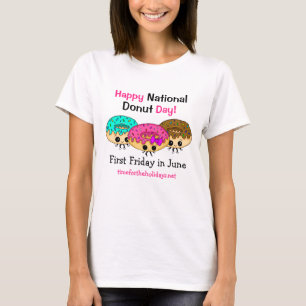 Lycklig nationella donationsdag t shirt