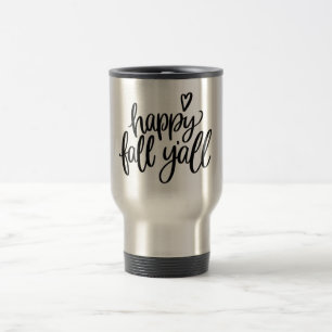 Lycklig nedgång dig grå travel mug för rostfrit resemugg