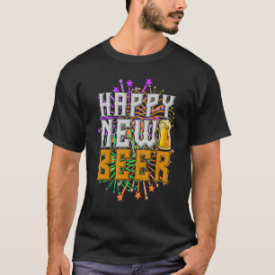 Lycklig New Beer Nyårsafton Beer T Shirt