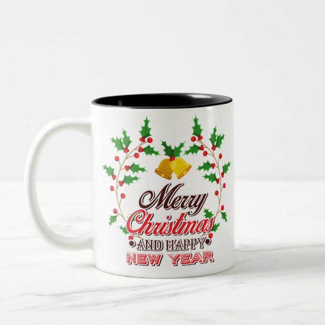 Lycklig New Near Två-Tonad Mugg (Vänster)