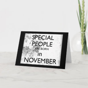 LYCKLIG *** NOVEMBER** BIRTHDAG TILL DIG KORT