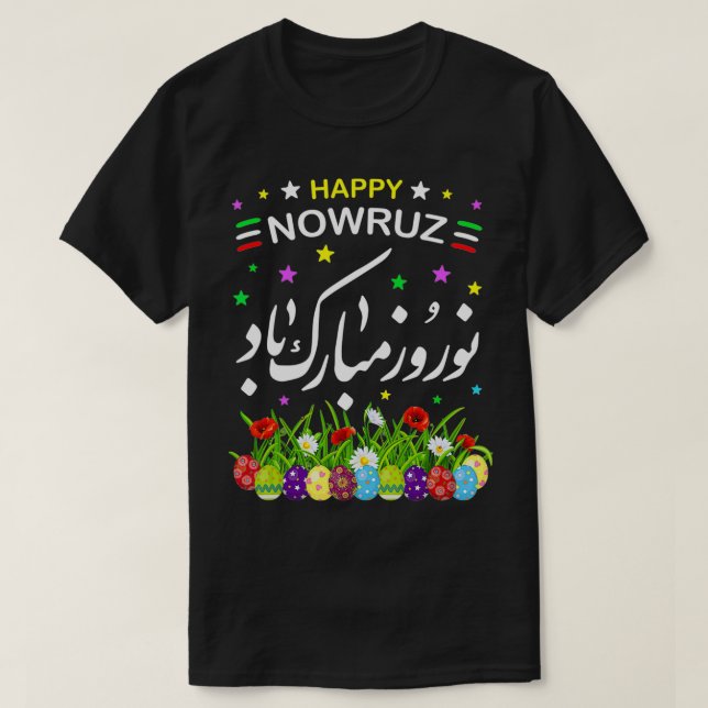 Lycklig Nowruz Mubarak Kurdistan & Iran & Pakistan T Shirt (Design framsida)