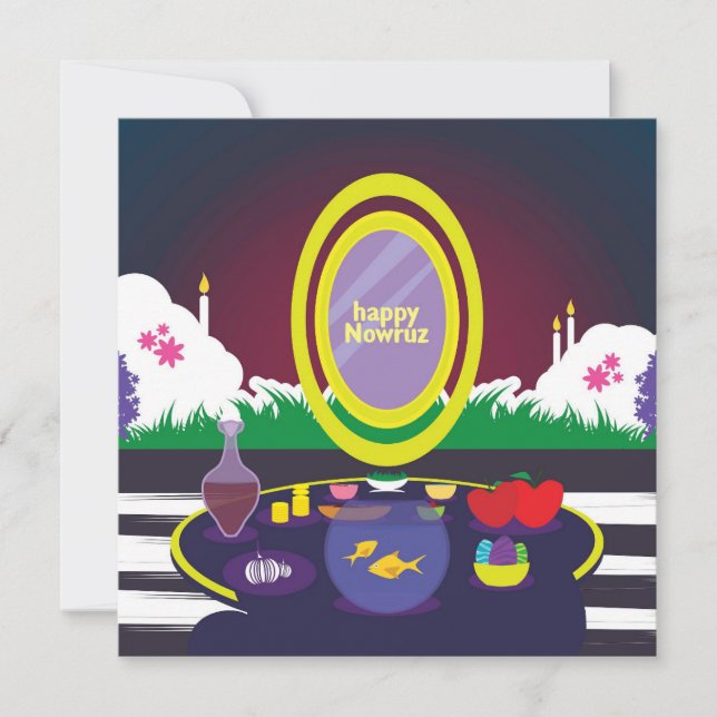 Lycklig Nowruz Persian nyår (Framsida)