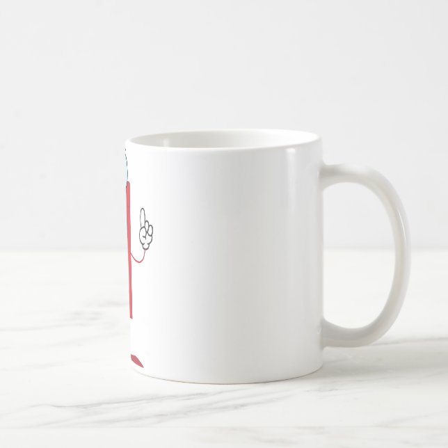 Lycklig nummer 1 kaffemugg (Höger)