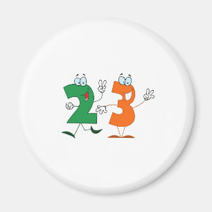 Lycklig nummer 23 magnet
