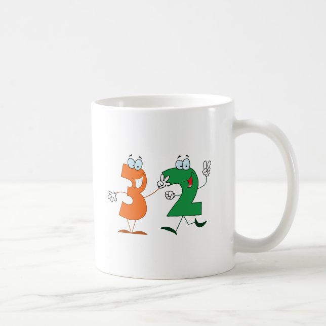Lycklig nummer 32 kaffemugg (Höger)