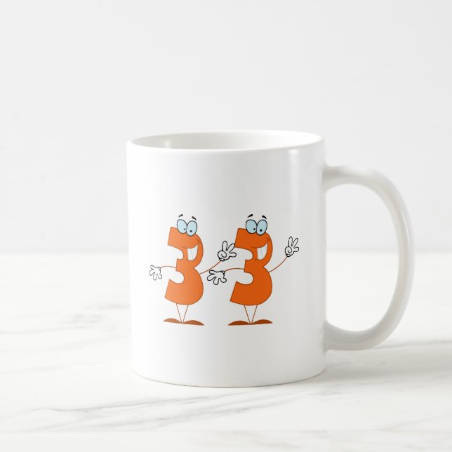 Lycklig nummer 33 kaffemugg (Höger)