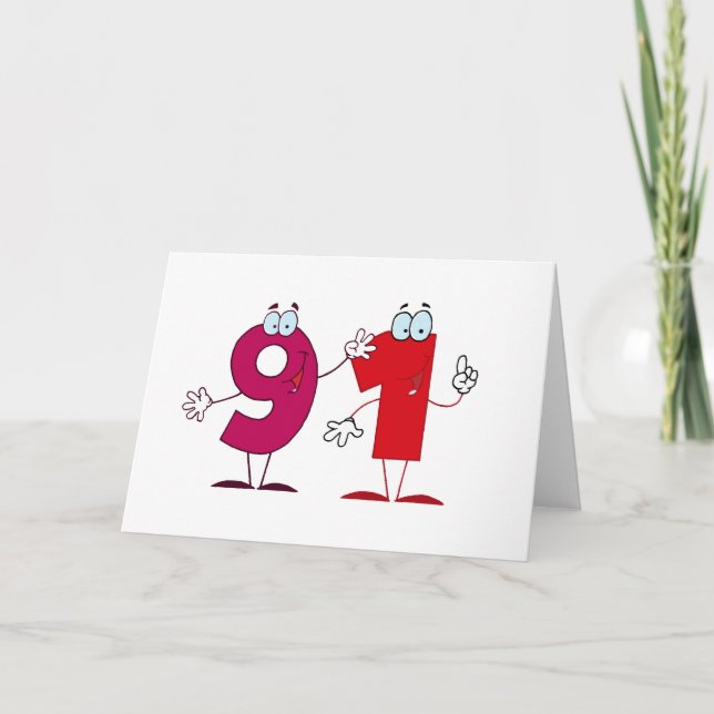 Lycklig nummer 91 kort (Framsida)