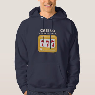 Lycklig nummer hoodie